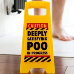 New Boxer Gifts Ltd Advarselsskilt Satisfying Poo