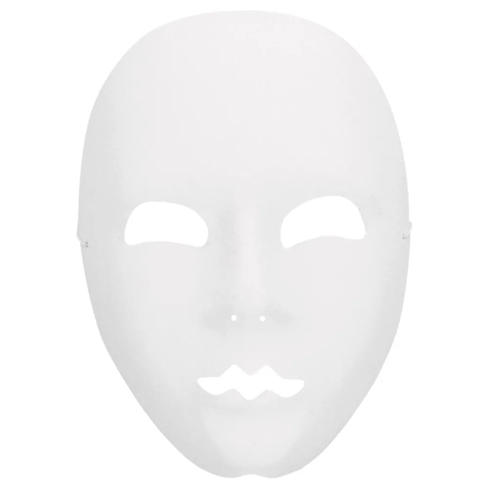 Boland Party Partners B.V. Ansigtsmaske Mimer Hvid - Tilbehør|Masker