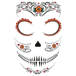 New Fiestas Guirca, S.L Ansigtstatoveringer Day of the Dead