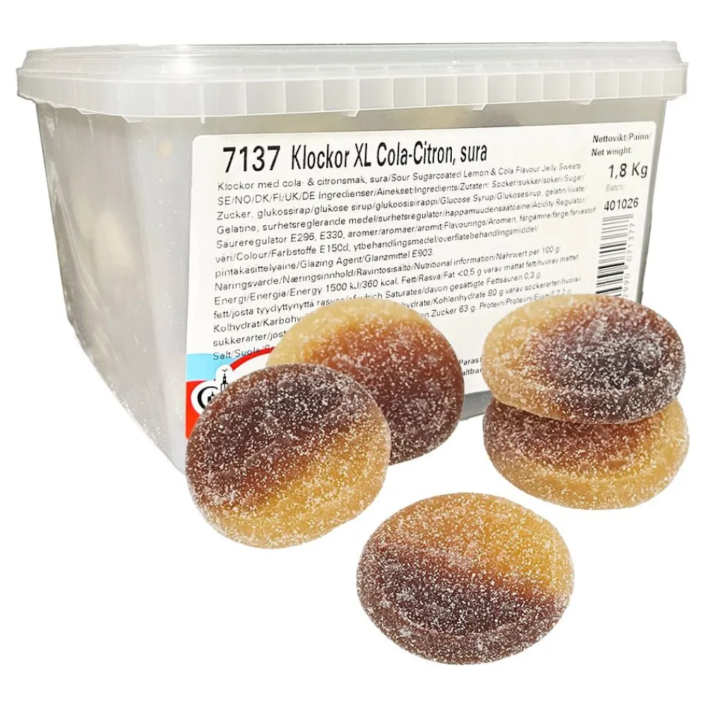 Clearance ERT Godis AB Aroma Sure Ure Cola/Citron Økonomipakke