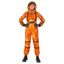 New Widmann S.r.l. Astronaut Orange Metallic Dame Kostume