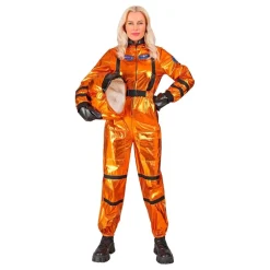 New Widmann S.r.l. Astronaut Orange Metallic Dame Kostume