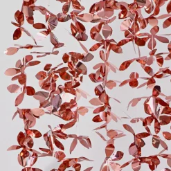 PartyDeco sp. z o.o. Backdrop Blomster Rosaguld - Oppyntning