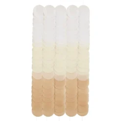Ginger Ray Ltd Backdrop Cirkler Beige Mix - Oppyntning