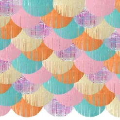 Folat B.V. Backdrop Fringe Pastel - Oppyntning