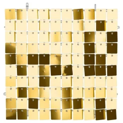 PartyDeco sp. z o.o. Backdrop Pailletpanel Guld - Oppyntning