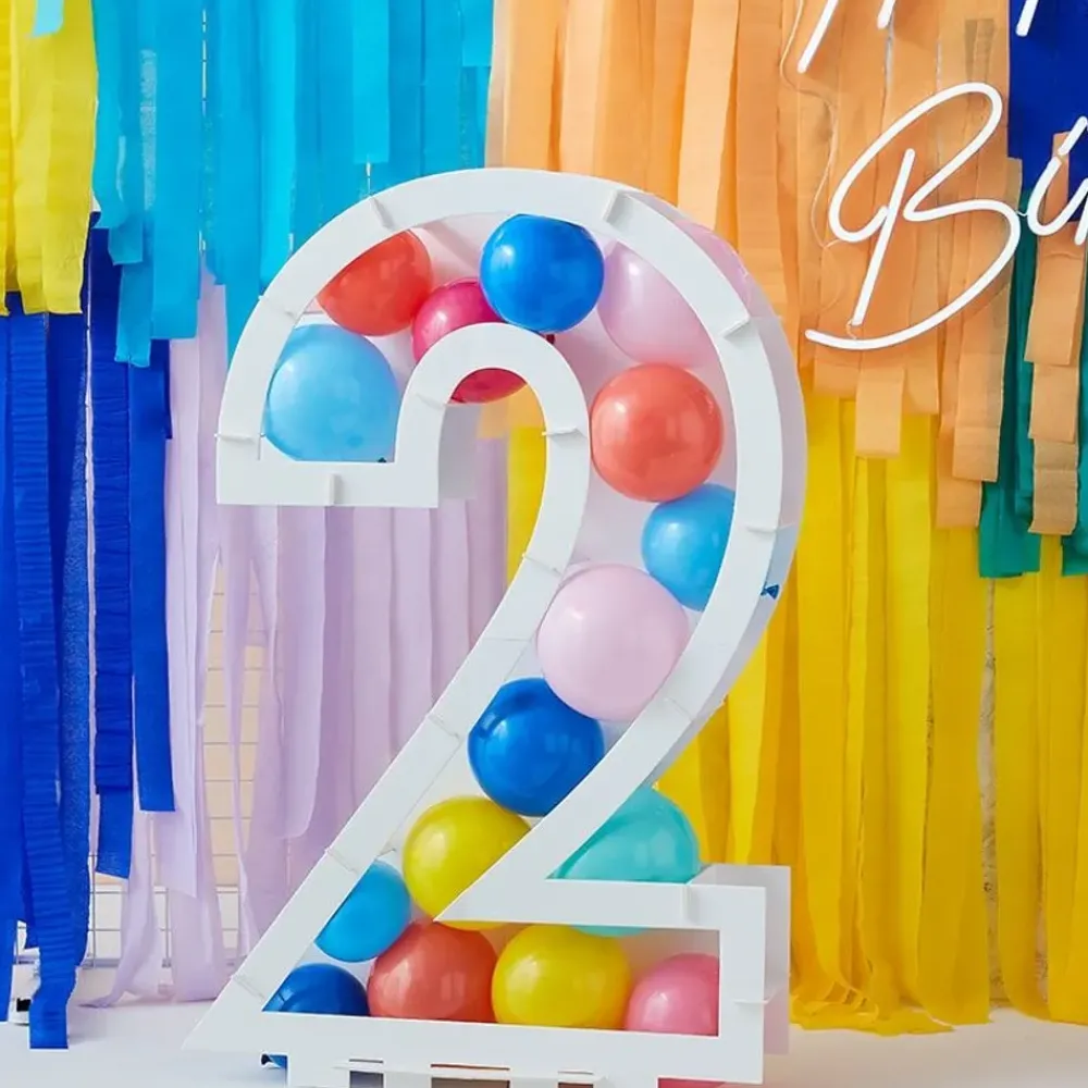 Discount Ginger Ray Ltd Ballonboks Tal Hvid