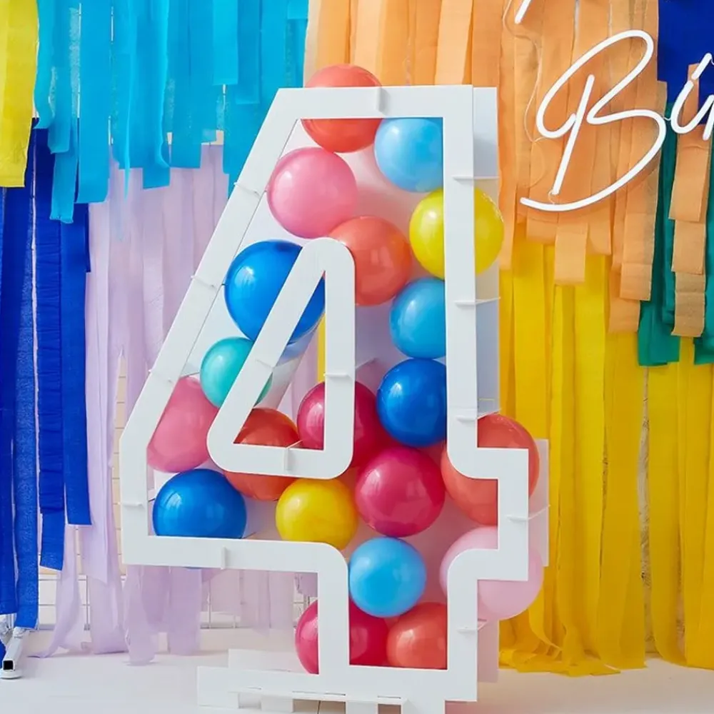 Discount Ginger Ray Ltd Ballonboks Tal Hvid