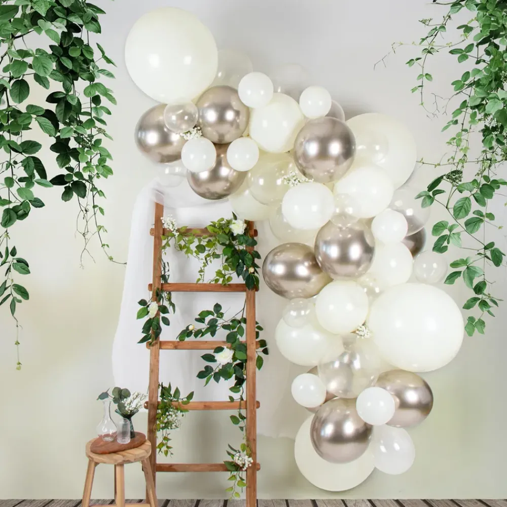 Folat B.V. Ballonbue Ivory/Crystal/Chrome - Balloner