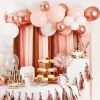 CG Global Products Ltd Ballonbue med Streamers Hvid/Roséguld Metallic - Oppyntning|Balloner