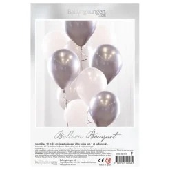 Ballongkungen AB Ballonbuket Sølv/Krom - Oppyntning|Balloner
