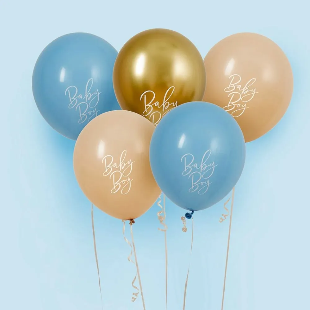 New CG Global Products Ltd Balloner Baby Boy Guld/Blå