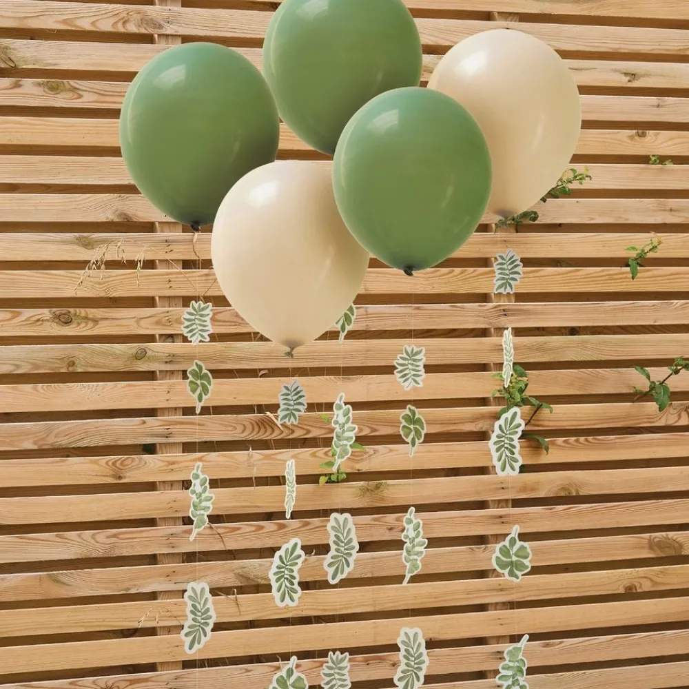 New CG Global Products Ltd Balloner Grønne Blade Botanic