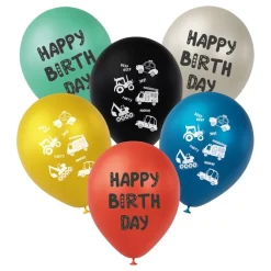 Online Folat B.V. Balloner Happy Birthday Vejarbejde