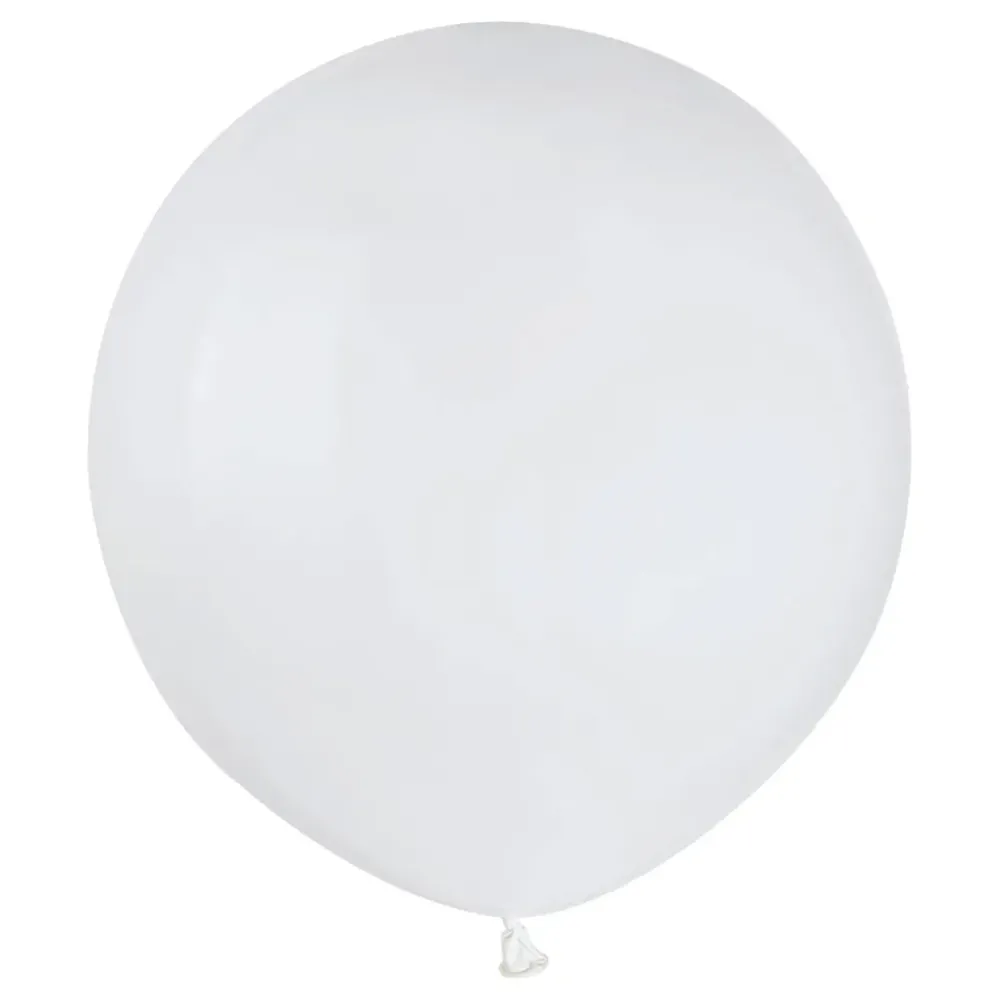 Online Ballongkungen AB Balloner Hvide Runde Store