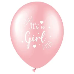 Clearance Hisab/Joker Company AB Balloner It's a Girl Lyserøde