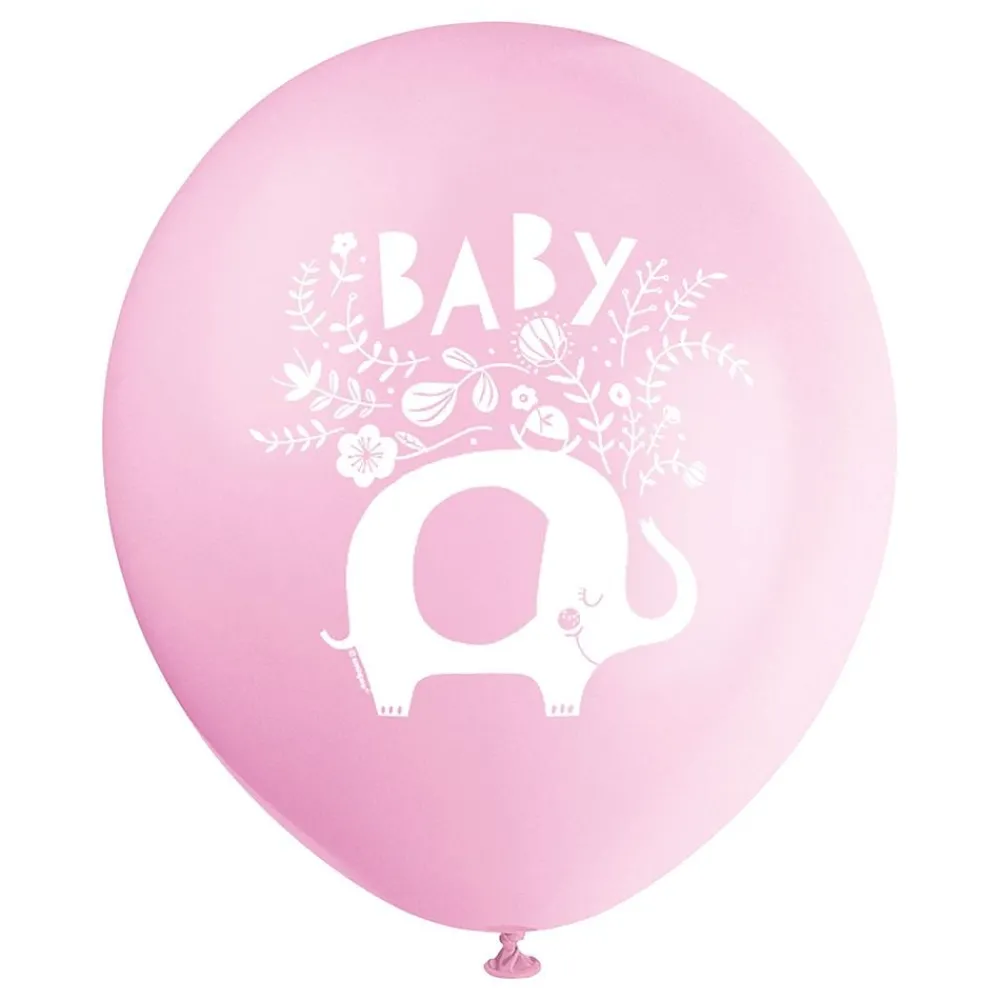 Discount Unique UK Inc t/as Unique Party Balloner Lyserød Baby Elefant