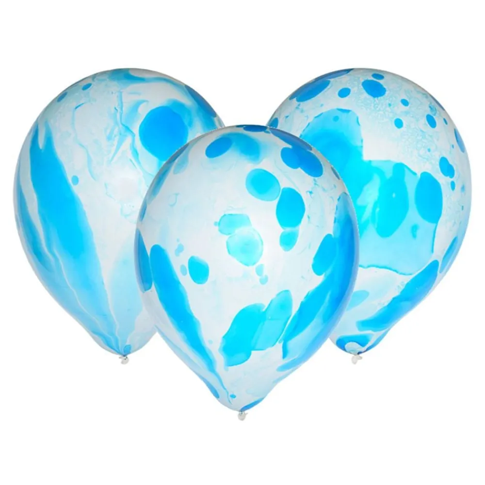 Hisab/Joker Company AB Balloner Marble Blå - Balloner