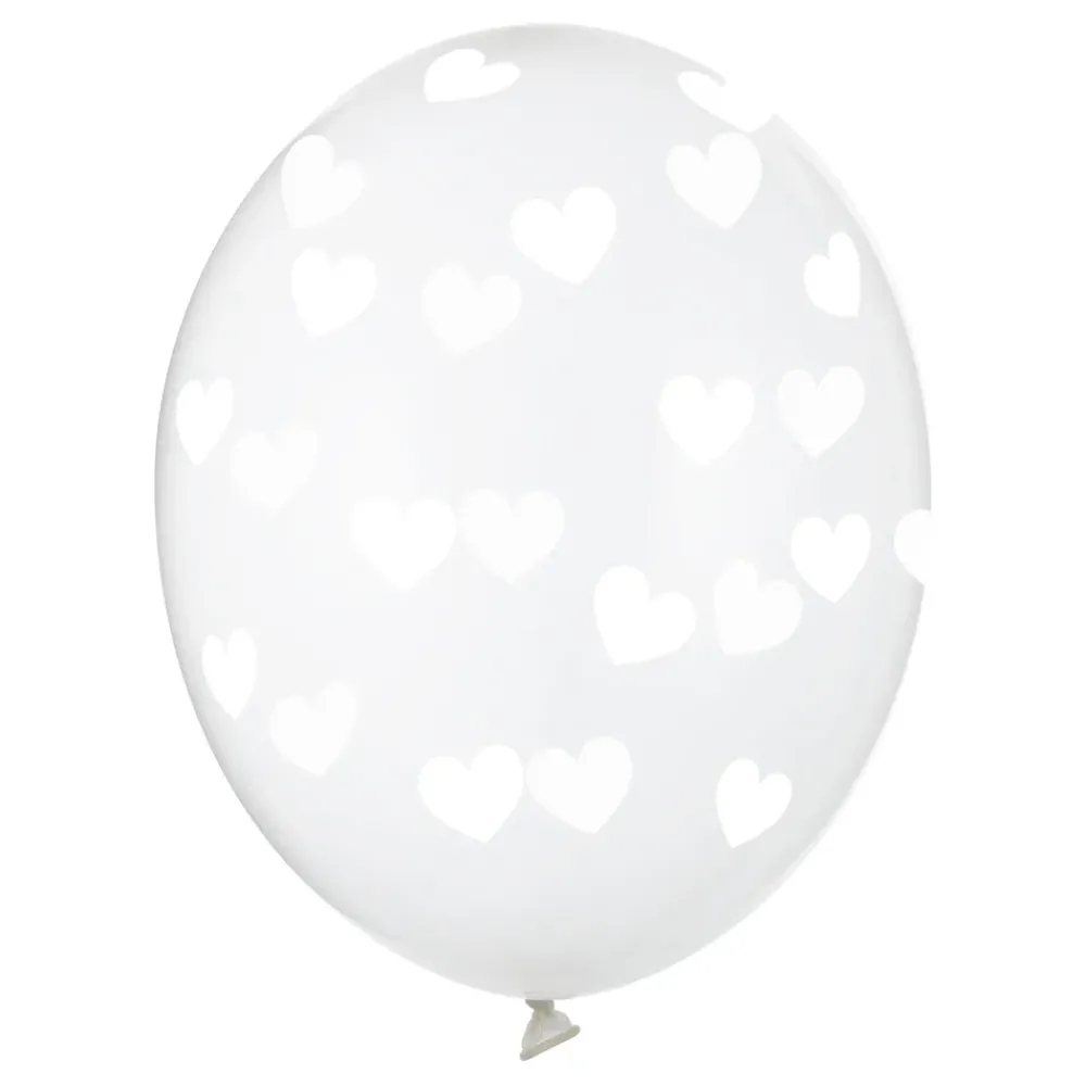 Outlet PartyDeco sp. z o.o. Balloner med Hjerter Transparente