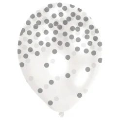 New Reithmüller Europe GmbH Balloner Prikkede Sølv