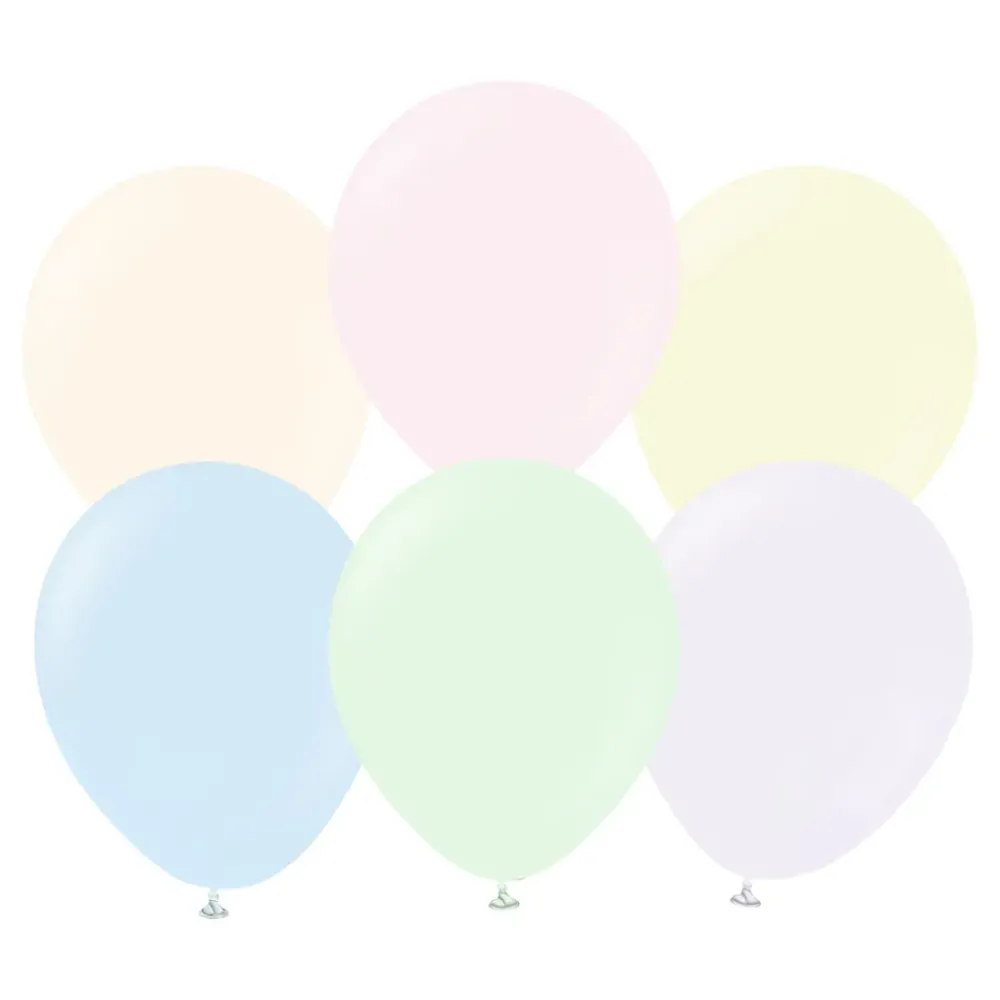 Ballongkungen AB Balloner Professional Flerfarvede Macaron Pale