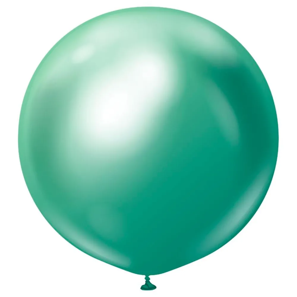 Ballongkungen AB Balloner Professional Gigantiske Green Chrome - Spøg Og Skæmt-Artikler & Pranks|Balloner