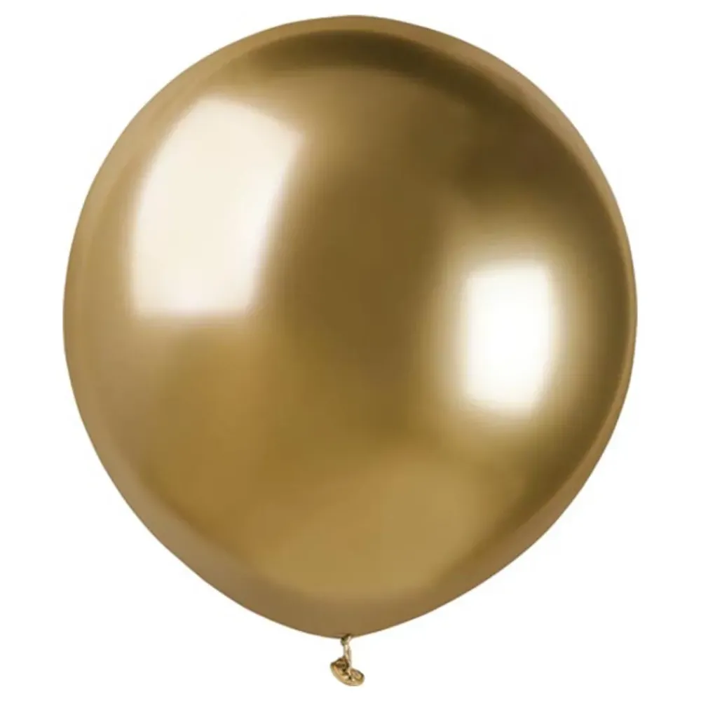 Ballongkungen AB Balloner Shiny Guld Runde Store - Balloner
