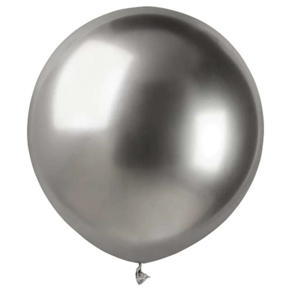 Sale Ballongkungen AB Balloner Shiny Silver Runde Store