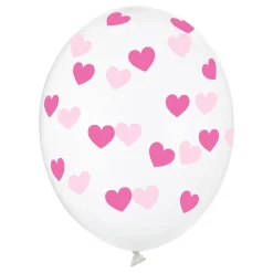 Sale PartyDeco sp. z o.o. Balloner Transparente med Lyserøde Hjerter