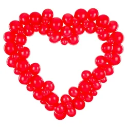 PartyDeco sp. z o.o. Ballonfigur Rødt Hjerte Stort - Spøg Og Skæmt-Artikler & Pranks|Balloner
