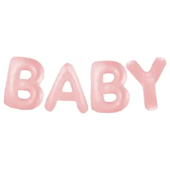 Outlet Ballongkungen AB Ballongguirlande Baby Pastellyserød