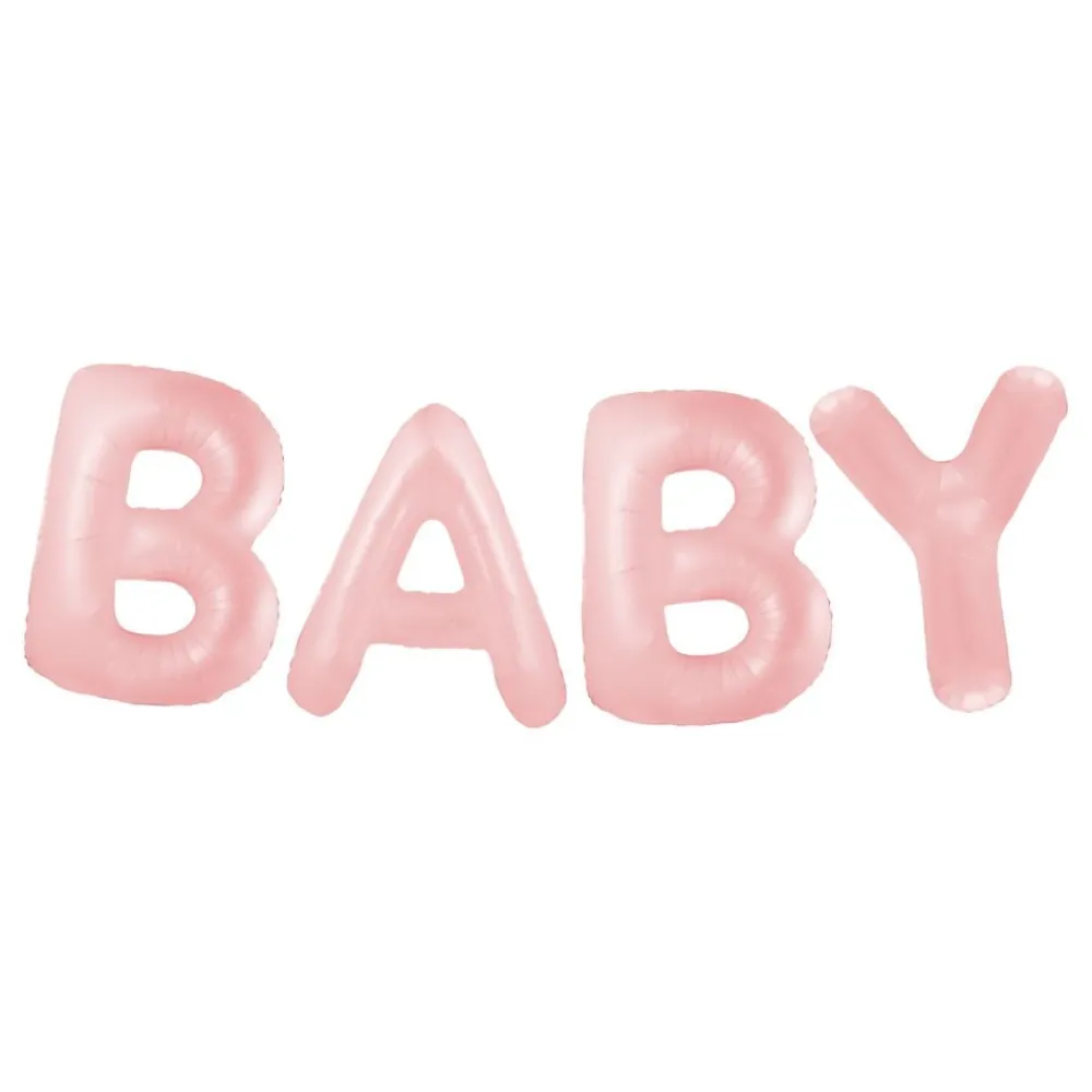 Outlet Ballongkungen AB Ballongguirlande Baby Pastellyserød