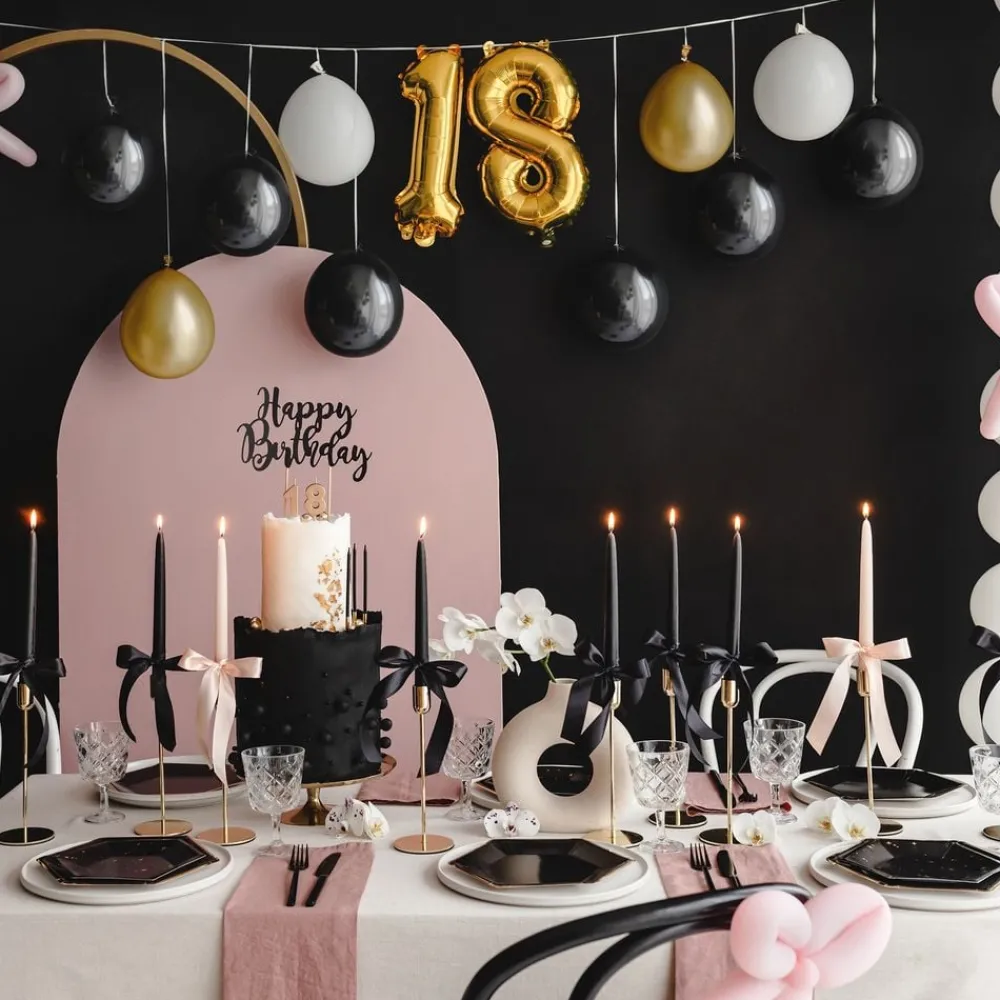 PartyDeco sp. z o.o. Ballongguirlande 18 Guld/Champagne - Oppyntning|Balloner