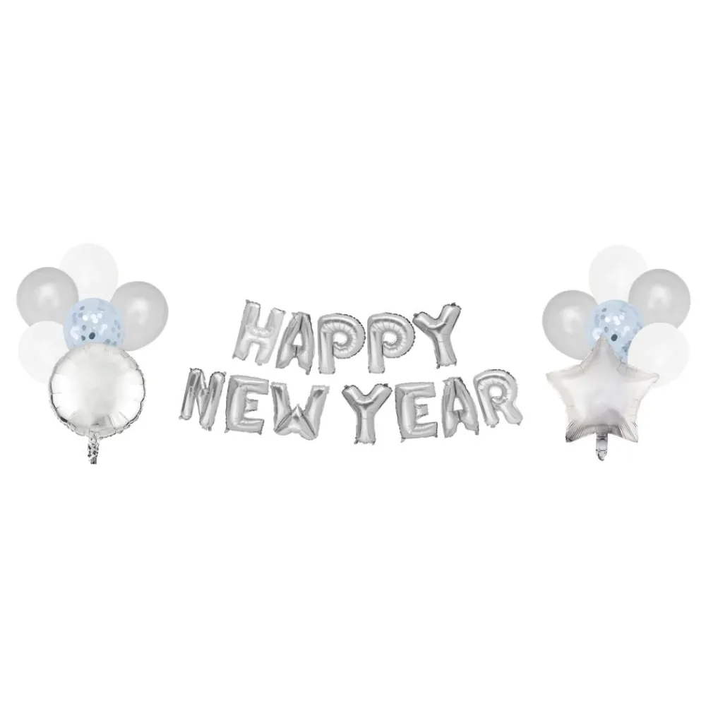 AB Alrik Hedlund Ballongguirlande Happy New Year - Oppyntning|Balloner