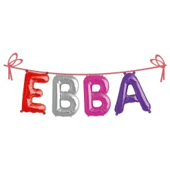 Hisab/Joker Company AB Ballonguirlande Folie Navn - Oppyntning|Balloner