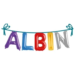 Hisab/Joker Company AB Ballonguirlande Folie Navn - Oppyntning|Balloner