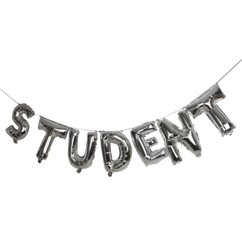 Best Ballongkungen AB Ballonguirlande Student Sølv Metallic