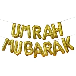 CG Global Products Ltd Ballonguirlande Umrah Mubarak Guld - Oppyntning|Balloner