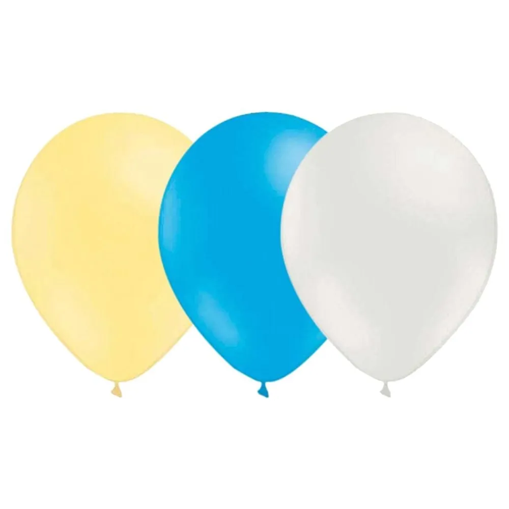 Sale Ballongkungen AB Ballonkombi Hvid/Elfenben/Lyseblå
