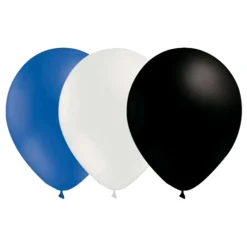 Ballongkungen AB Ballonkombi Hvid/Sort/Blå - Balloner