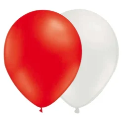 Clearance Ballongkungen AB Ballonkombi Rød/Hvid