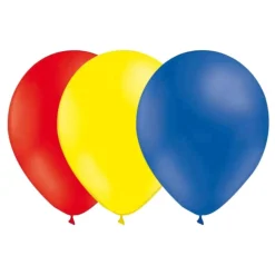 Ballongkungen AB Ballonkombi Rød/Lysegul/Blå - Kostumetema|Balloner