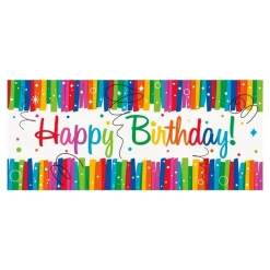 Unique UK Inc t/as Unique Party Banderole Happy Birthday Regnbue - Oppyntning