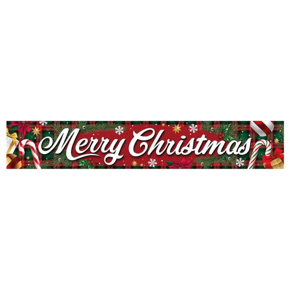 Best Fiestas Guirca, S.L Banner i Stof Merry Christmas