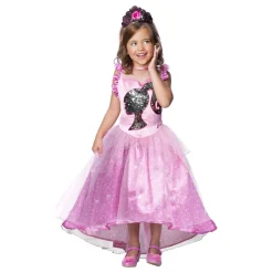 Online Rubies Netherland B.V. Barbie Prinsesse Pailletter Børnekostume