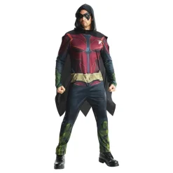 Rubies Netherland B.V. Batman Arkham Robin Deluxe Kostume - Udklædningskostumer|Kostumetema