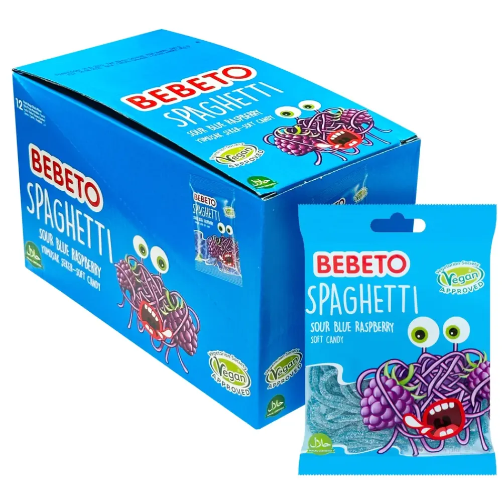 Online ERT Godis AB Bebeto Spaghetti Blue Raspberry Storpak