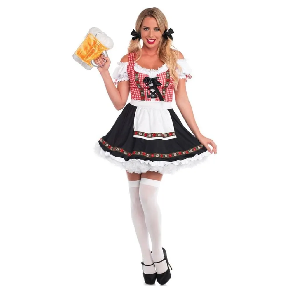 Leg Avenue Europe Beer Garden Kjole Deluxe Kostume - Udklædningskostumer|Kostumetema