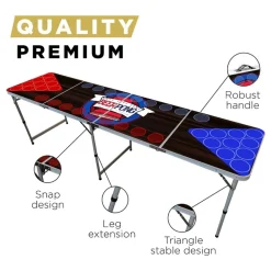 New Partyking AB Beer Pong Bord Flip Cup