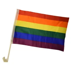 Hisab/Joker Company AB Bilflag Regnbue - Oppyntning|Flag